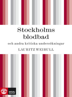 cover image of Stockholms blodbad och andra kritiska undersökningar